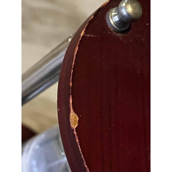 Deco 79 Wood Aluminum Glass Floatng Sand Timer 4" W, 9" - Picture 3 of 4